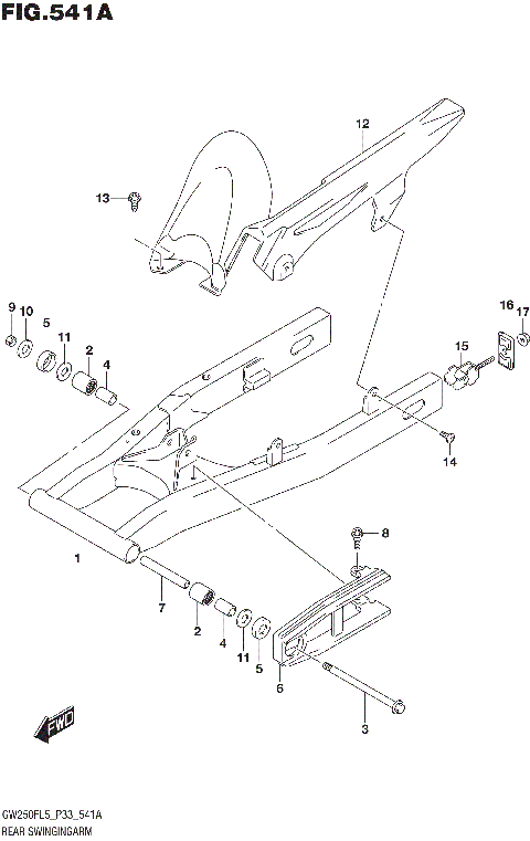 REAR SWINGINGARM