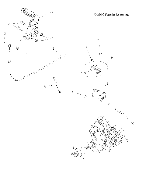 BRAKES, PARK BRAKE ASM. - R12RC08GA/GH/FA/FH (49RGRBRAKEPARK11EV)