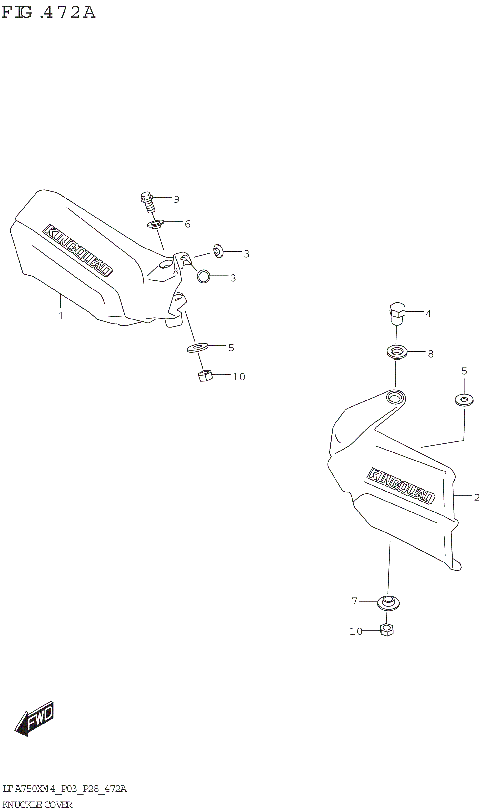 KNUCKLE COVER (LT-A750XP,LT-A750XPZ)