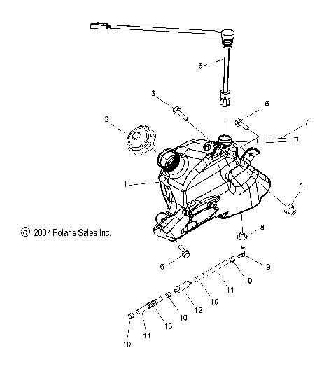 ENGINE, OIL BOTTLE - S09MX6FE (49SNOWOILBOTTLE08600RR)