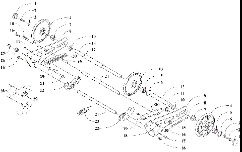 ARTICULATING SKID FRAME ASSEMBLY [106817]
