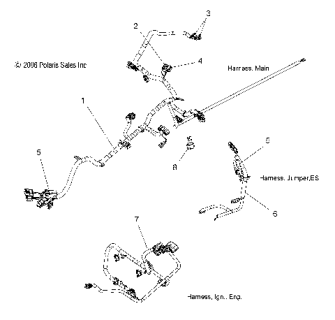 WIRE HARNESS - S07PS6HS/HSA/HSB (49SNOWWIREHARNESSCLEAN)