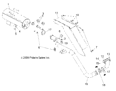 ENGINE, EXHAUST - R11WH50AG/AH/AR (49RGREXHAUST10)