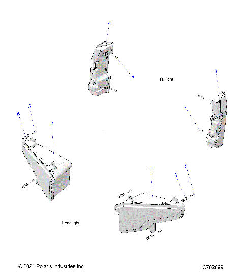 ELECTRICAL, LIGHTS - G24GZW99A/99B (C702899)