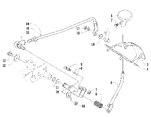 REVERSE SHIFT LEVER ASSEMBLY [83752]