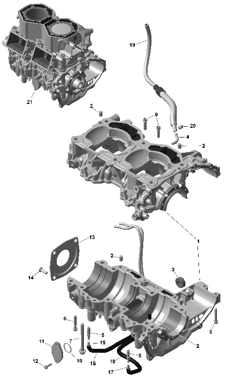 01- ROTAX - Crankcase