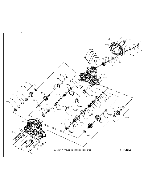 DRIVE TRAIN, MAIN GEARCASE - A16SXS95FK [100404]