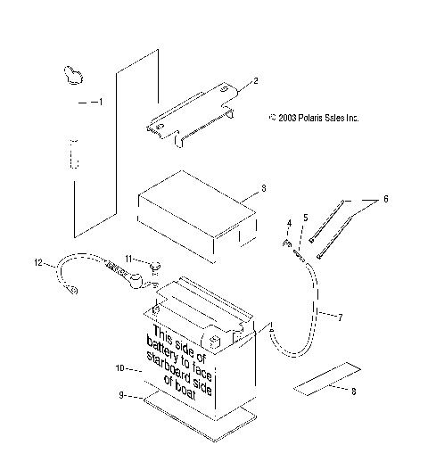 BATTERY - W045297DA/IA/IB (4990519051B05)