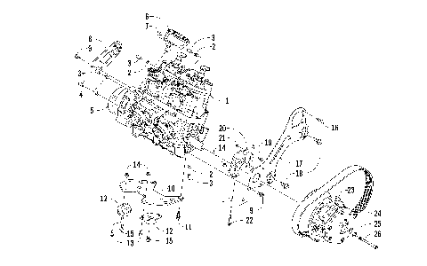 ENGINE AND RELATED PARTS [95853]