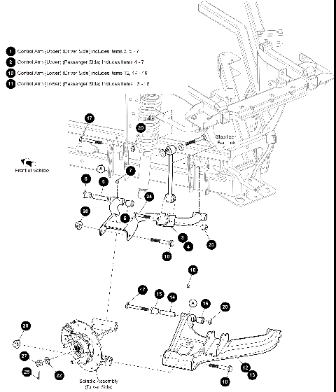 REAR CONTROL ARM ASSEMBLY