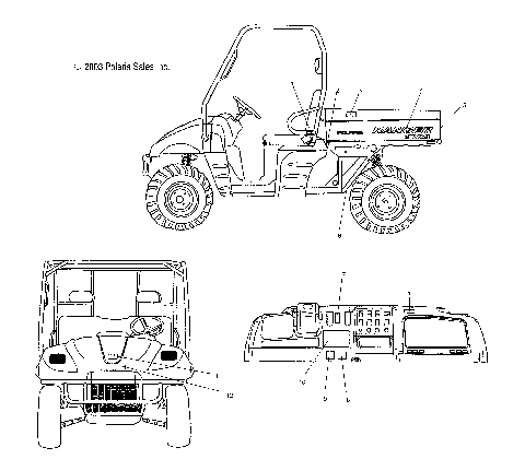 DECALS - A11RB42AA/A11RD50AA/AB/A11RF50AA (4981798179A09)