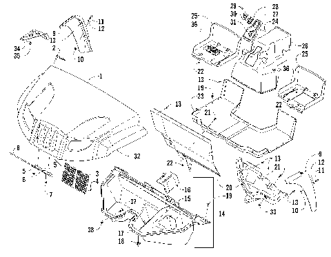 FRONT BODY PANEL ASSEMBLY [84521]