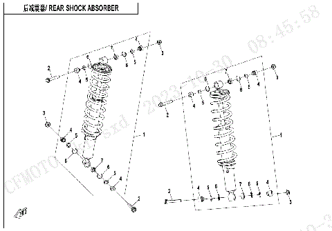 REAR SHOCK ABSORBER (OIL)