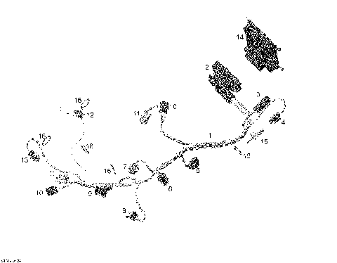 10- Engine Harness And Electronic Module