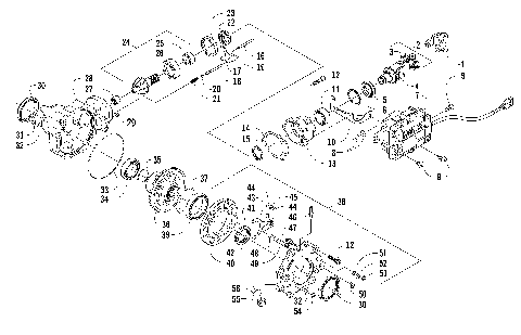 FRONT DRIVE GEARCASE ASSEMBLY [88006]