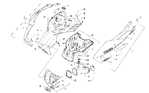 HOOD AND AIR INTAKE ASSEMBLY [104460]