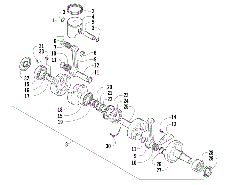 PISTON AND CRANKSHAFT