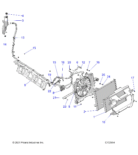 ENGINE, COOLING, RADIATOR - Z23GAE92A/92B (C702954)