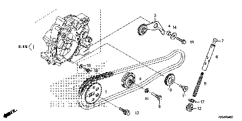 CAM CHAIN@TENSIONER