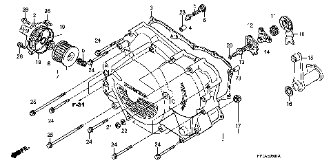 FRONT CRANKCASE COVER
