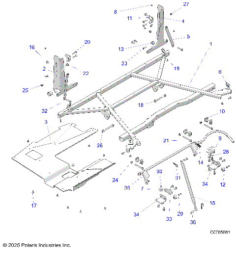 BODY, BOX MOUNTING - D23M2A57B4/G57B4/U57B4/W57B4 (C0705061)