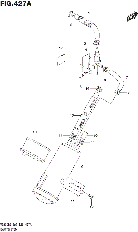 EVAP SYSTEM (VZ800L9 E33)