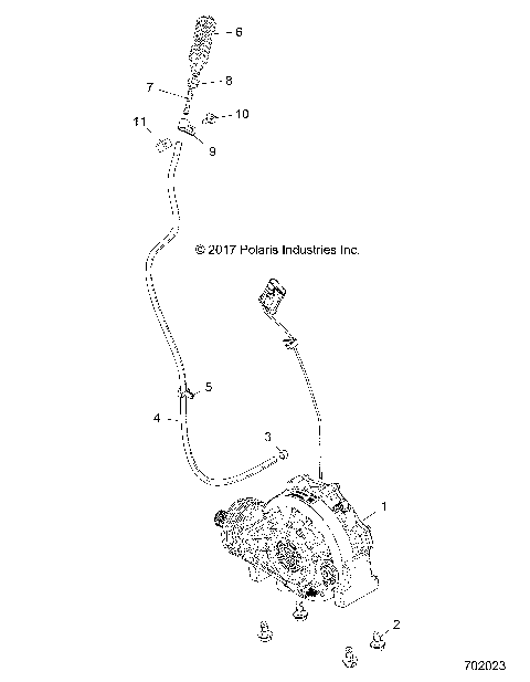 DRIVE TRAIN, FRONT GEARCASE MOUNTING - Z19VDR99AK/BK (702023)