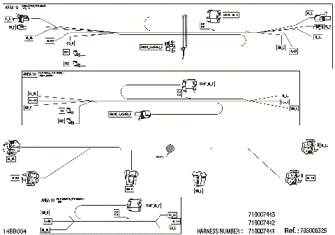 08- Electric - Front Wiring Harness - 710007443