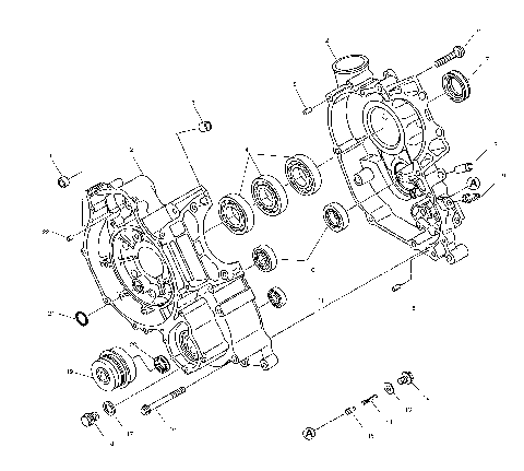 CRANKCASE - A10RF50AB (4970927092D09)