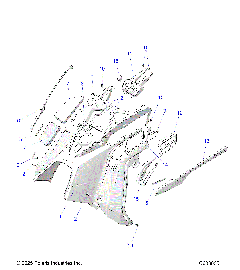 BODY, CONSOLE - S26TLF9FSL (C603005)