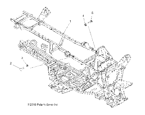CHASSIS, FRAME - A12DH50AX/AZ (49ATVFRAME11SPTRG500)