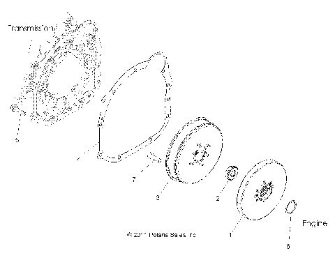 DRIVE TRAIN, DRIVE COUPLER - A14TN55FA (49ATVCOUPLER12SPTRGEPS)