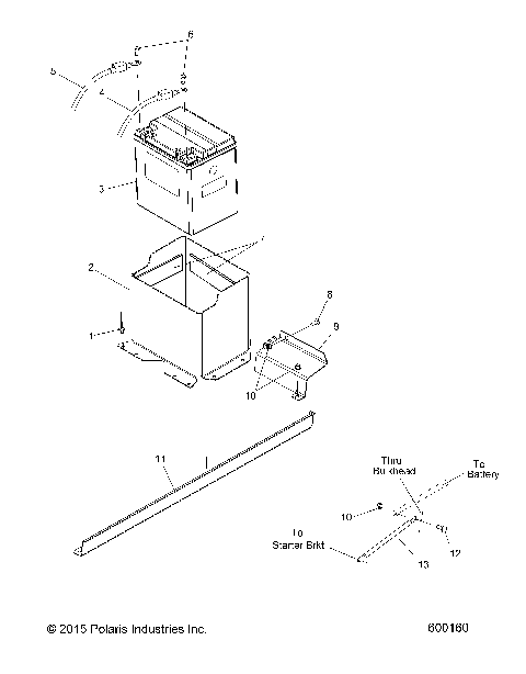 ELECTRICAL, BATTERY - S16PU6NSL/NEL (600160)