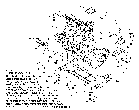 ENGINE MOUNTING SL 650 B954058 (4930483048B001)
