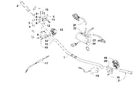 HANDLEBAR AND CONTROLS [101907]