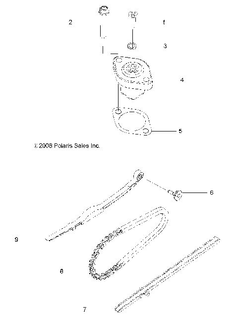 ENGINE, TENSIONER, CAM CHAIN - Z16YAV17AB/AF/CAB/CAF (49RGRTENSIONER09RZR170)
