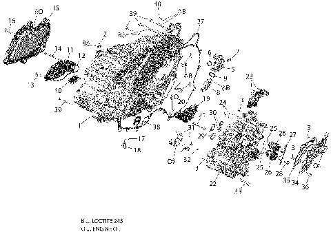 01- ROTAX - Clutch Cover - SE6