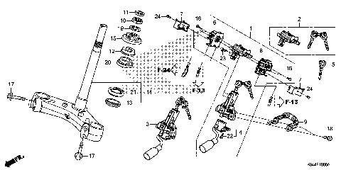 STEERING STEM@COMBINATION