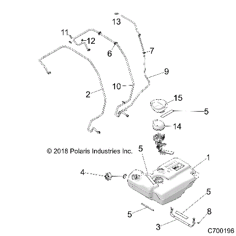 BODY, FUEL TANK - Z18VEL92BK/BR/LK (C700196)