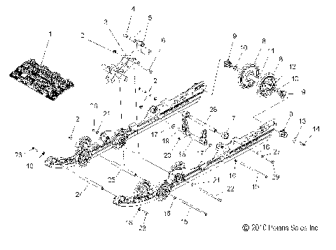 SUSPENSION, REAR, U.S. - S12PR5BSA/BSL (49SNOWSUSPRR11550136)