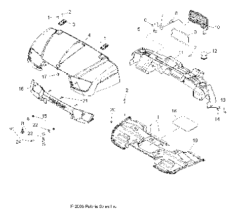 BODY, HOOD and DASHBOARD - R09RB50AF (49RGRHOOD097006X6)