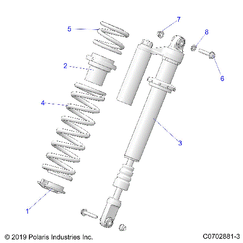 SUSPENSION, FRONT SHOCK MOUNTING, STANDARD/PREMIUM - Z20RAB92AC/BC/AK/BK/AR/BR/C92AC/BC/AR/BR/BE/AE/E92AH/BH/AT/BT (C0702881-3)