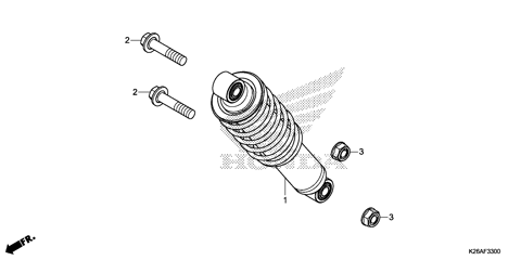 REAR SHOCK ABSORBER