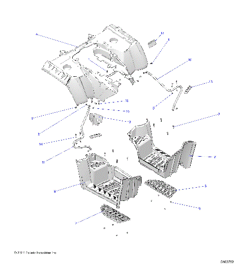BODY, REAR CAB and FOOTWELL - A26SYE85AL (C102732)