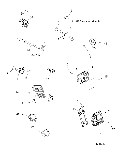 ELECTRICAL, SWITCHES, SENSORS and ECM - A19SEP57C1/SES57C1/2/5/K/E1/E2/E5/EK/SET57C1/2/E1/E2/SEF57C2 [101636]