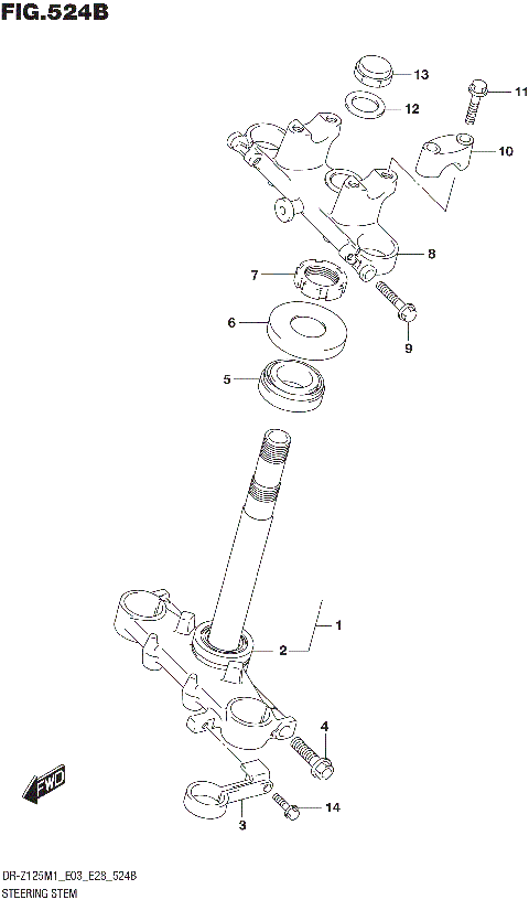 STEERING STEM (DR-Z125L:E03)