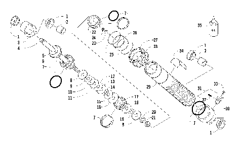 FRONT SUSPENSION SHOCK ABSORBER [95300]