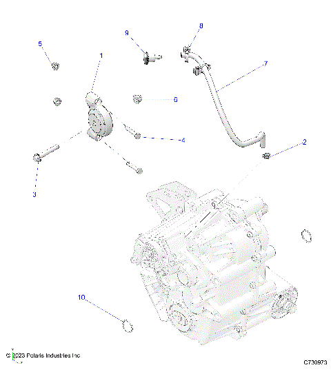 DRIVE TRAIN, MAIN GEARCASE MOUNTING - R23E3SC3BD (702796)