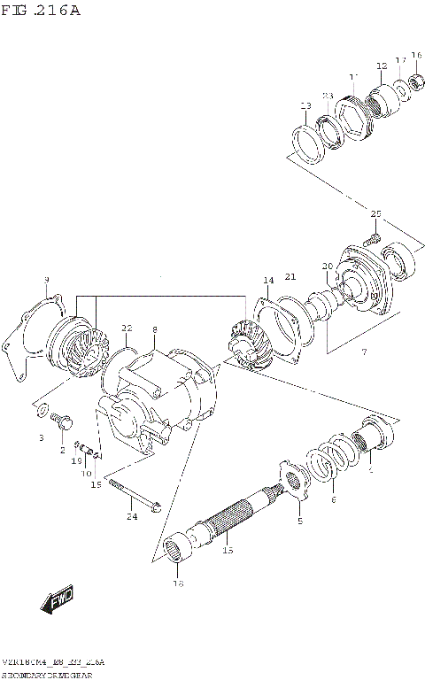 SECONDARY DRIVE GEAR
