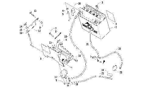 BATTERY AND TRAY ASSEMBLY [91199]
